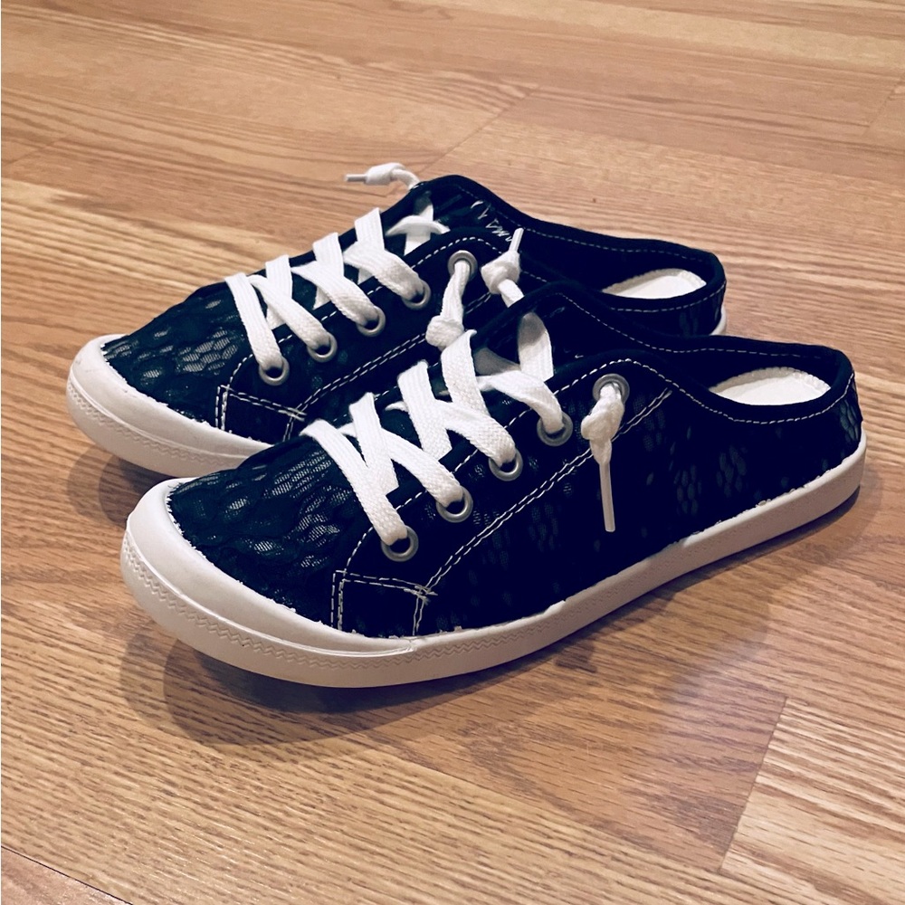 Black Backless Shoes